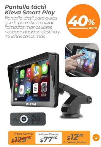 Kleva pantalla táctil smart play