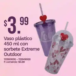 Tia Extreme outdoor vaso plástico con sorbete oferta