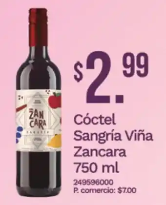 Zancara cóctel sangría viña