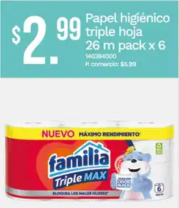 Tia Familia papel higiénico triple hoja oferta
