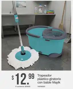 Tia Mayik trapeador plástico giratorio con balde oferta