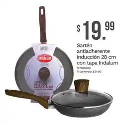 Tia Indalum sartén antiadherente inducción 28 cm con tapa oferta