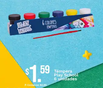 Play School tempera
