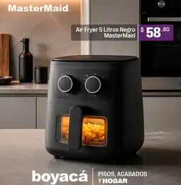 Boyacá Mastermaid air fryer negro oferta