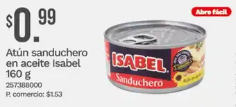 Tia Isabel atún sanduchero en aceite oferta