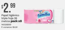 Tia Familia papel higiénico triple hoja oferta