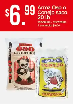 Tia Arroz oso o conejo saco oferta