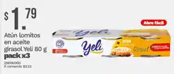 Tia Yeli atún lomitos en aceite girasol oferta