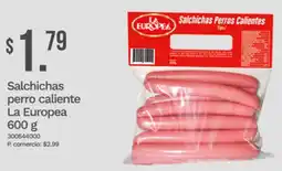 Tia La europea salchichas perro caliente oferta