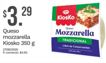 Tia Kiosko queso mozzarella oferta