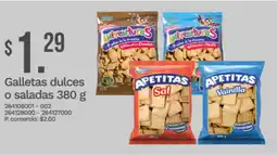 Tia Apetitas galletas dulces o saladas oferta
