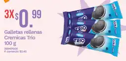 Tia Trio galletas rellenas cremicas oferta