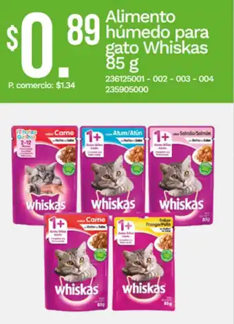 Tia Whiskas alimento húmedo para gato oferta