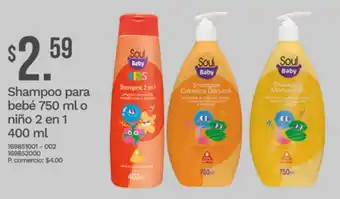 Soul baby shampoo para bebé