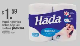 Tia Hada papel higiénico doble hoja oferta