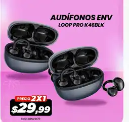 Novicompu Env audífonos loop pro K46BLK oferta