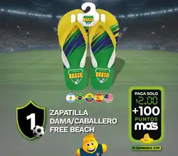 Tia Zapatilla dama/caballero free beach oferta
