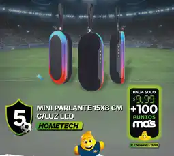 Tia Hometech mini parlante 15x8 cm oferta