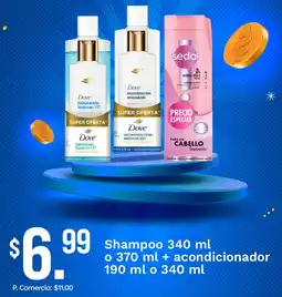 Tia Dove shampoo + acondicionador oferta