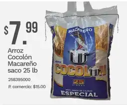 Tia Macareño arroz cocolón saco oferta