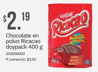Tia Ricacao chocolate en polvo doypack oferta