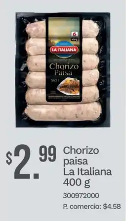 Tia La italiana chorizo paisa oferta