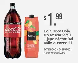 Tia Coca-cola sin azúcar oferta