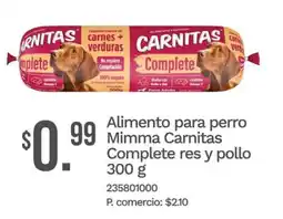 Tia Mimma carnitas alimento para perro complete res y pollo oferta