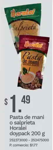 Tia Horalei pasta de mani o salprieta doypack oferta