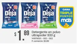 Tia Deja detergente en polvo ultrapoder oferta