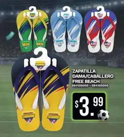 Tia Zapatilla dama/caballero free beach oferta