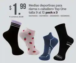 Tia Top one medias deportivas para dama o caballero oferta