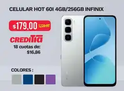 Tia Infinix celular hot 601 oferta