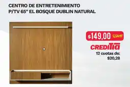 Tia Centro de entretenimiento p/tv 65" oferta