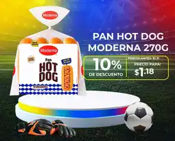 Coral Hipermercados Pan hot dog moderna oferta