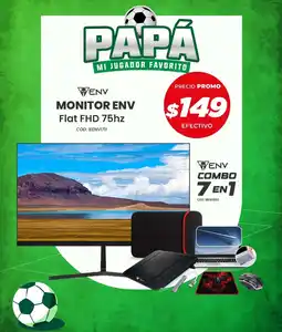 Novicompu Env monitor flat fhd 75hz oferta