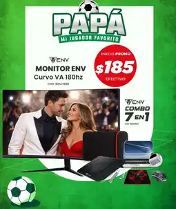 Novicompu Env monitor curvo va 180hz oferta