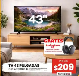 Novicompu Tv 43" fhd android 14 oferta
