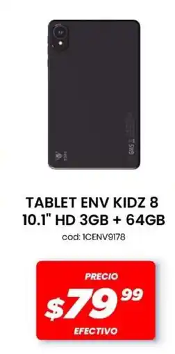 Novicompu Tablet env kidz 8 10.1" hd oferta