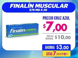 Farmacias Cruz Azul Finalín muscular oferta