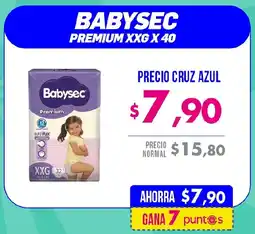 Farmacias Cruz Azul Babysec premium oferta