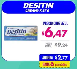 Farmacias Cruz Azul Desitiin creamy oferta
