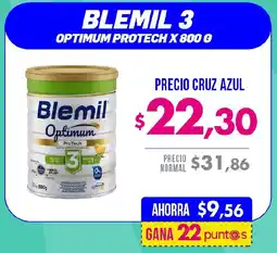 Farmacias Cruz Azul Blemil 3 optimum protech oferta