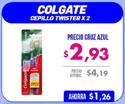 Farmacias Cruz Azul Colgate cepillo twister oferta