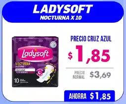 Farmacias Cruz Azul Ladysoft nocturna oferta