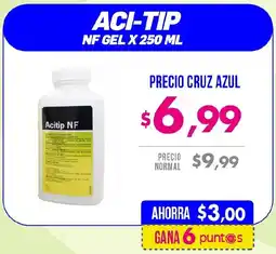 Farmacias Cruz Azul Aci-tip nf gel oferta