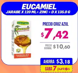Farmacias Cruz Azul Eucamiel jarabe oferta