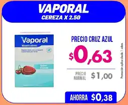 Farmacias Cruz Azul Vaporal cereza oferta