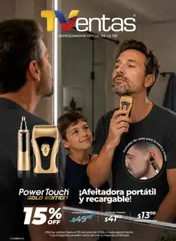 TVentas Power touch ¡afeitadora portátil y recargable! oferta