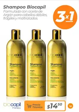 TVentas Biocapil shampoo oferta